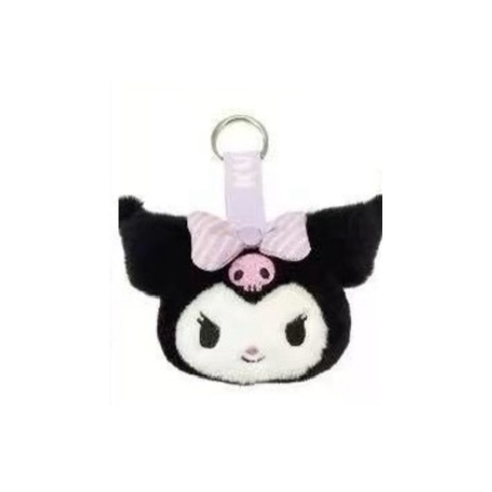 【預購】日本 三麗鷗 Sanrio【扣環系列】大頭臉蛋玩偶吊飾-規格圖1