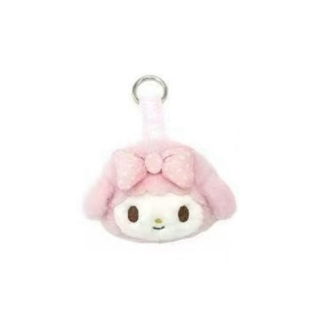 【預購】日本 三麗鷗 Sanrio【扣環系列】大頭臉蛋玩偶吊飾-規格圖1
