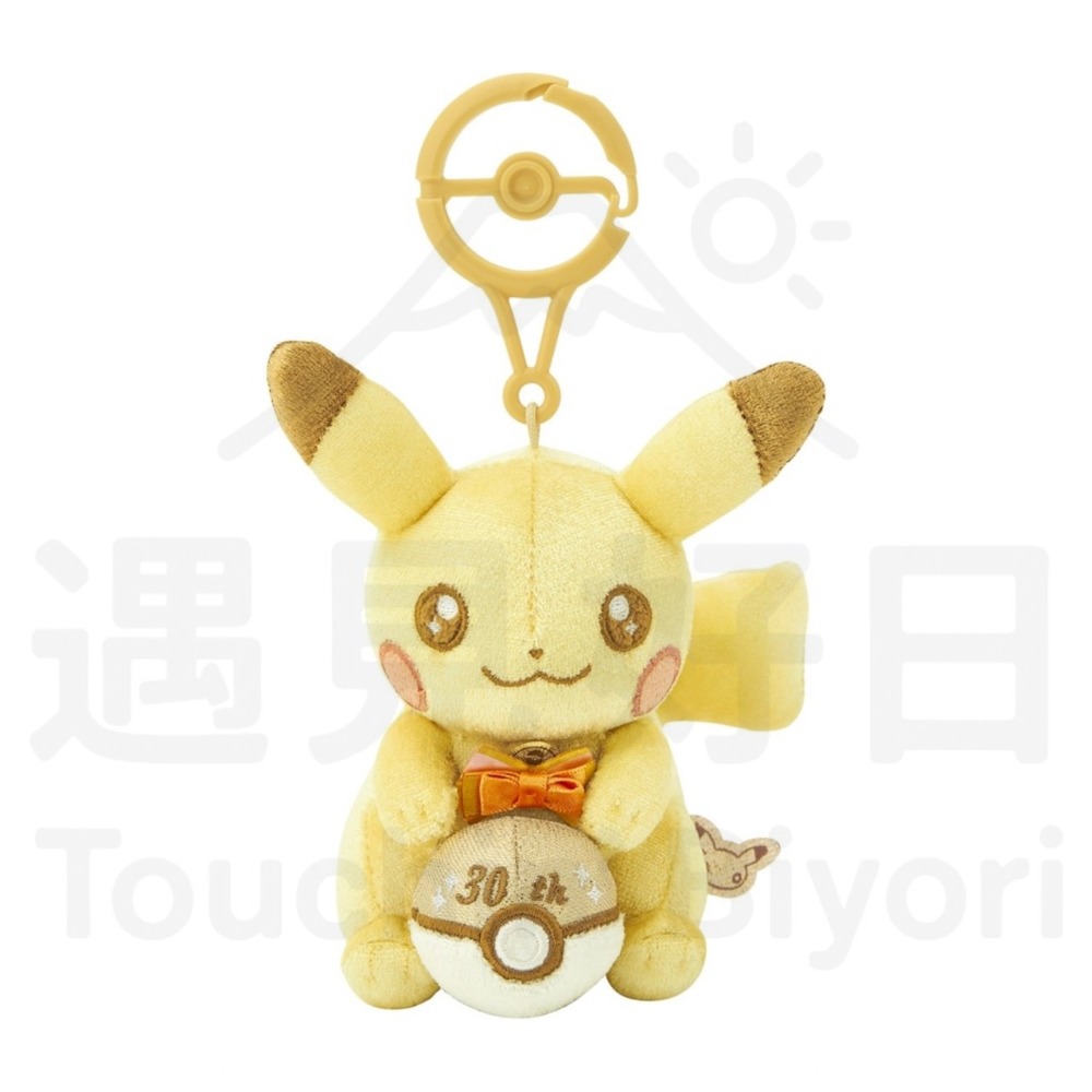 【預購】日本 寶可夢中心 ポケモンセンター 閃亮皮卡丘 ピカピカ！ピカチュウ【30周年紀念】玩偶｜玩偶吊飾-規格圖1
