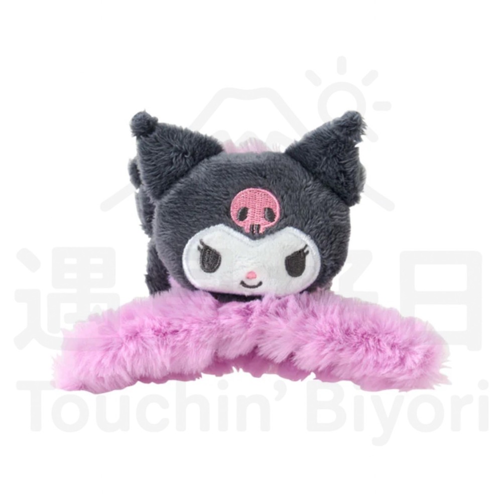 【預購】日本 三麗鷗 Sanrio【人氣角色】毛絨絨鯊魚夾-規格圖1