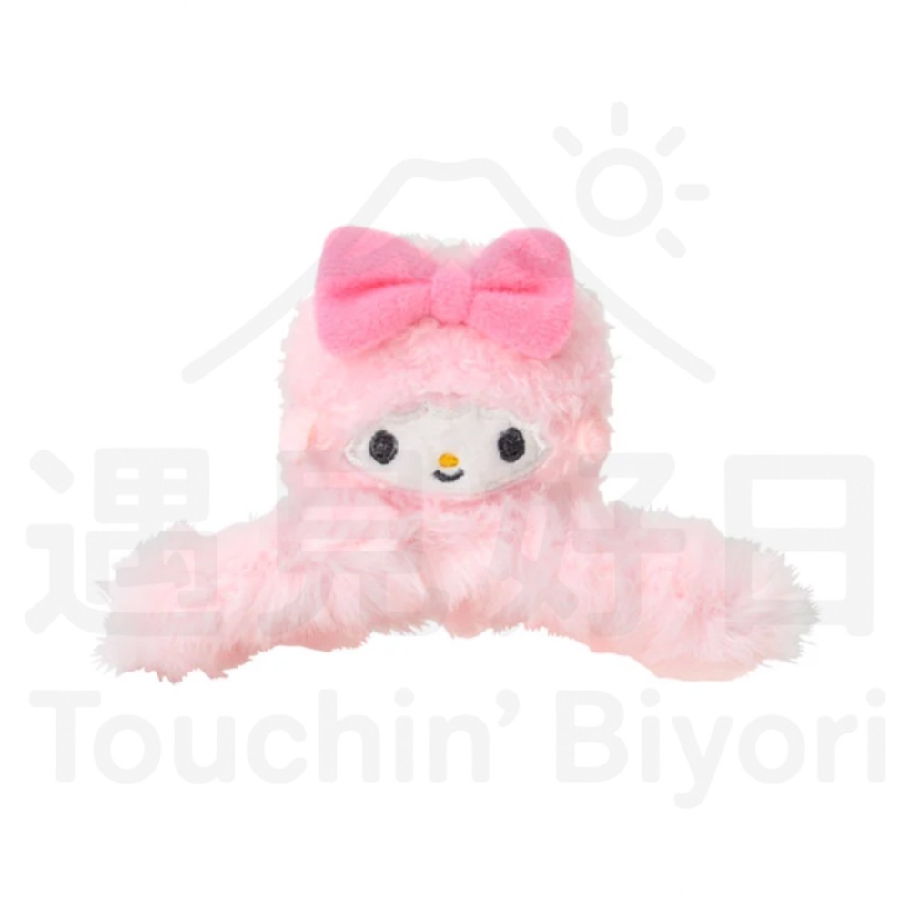 【預購】日本 三麗鷗 Sanrio【人氣角色】毛絨絨鯊魚夾-規格圖1