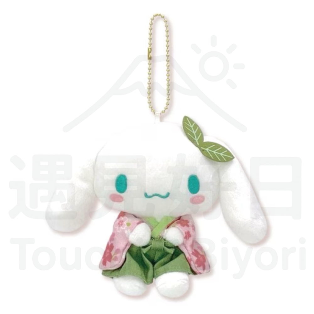 【預購】日本 三麗鷗 Sanrio【櫻花抹茶和服系列】玩偶吊飾-細節圖3