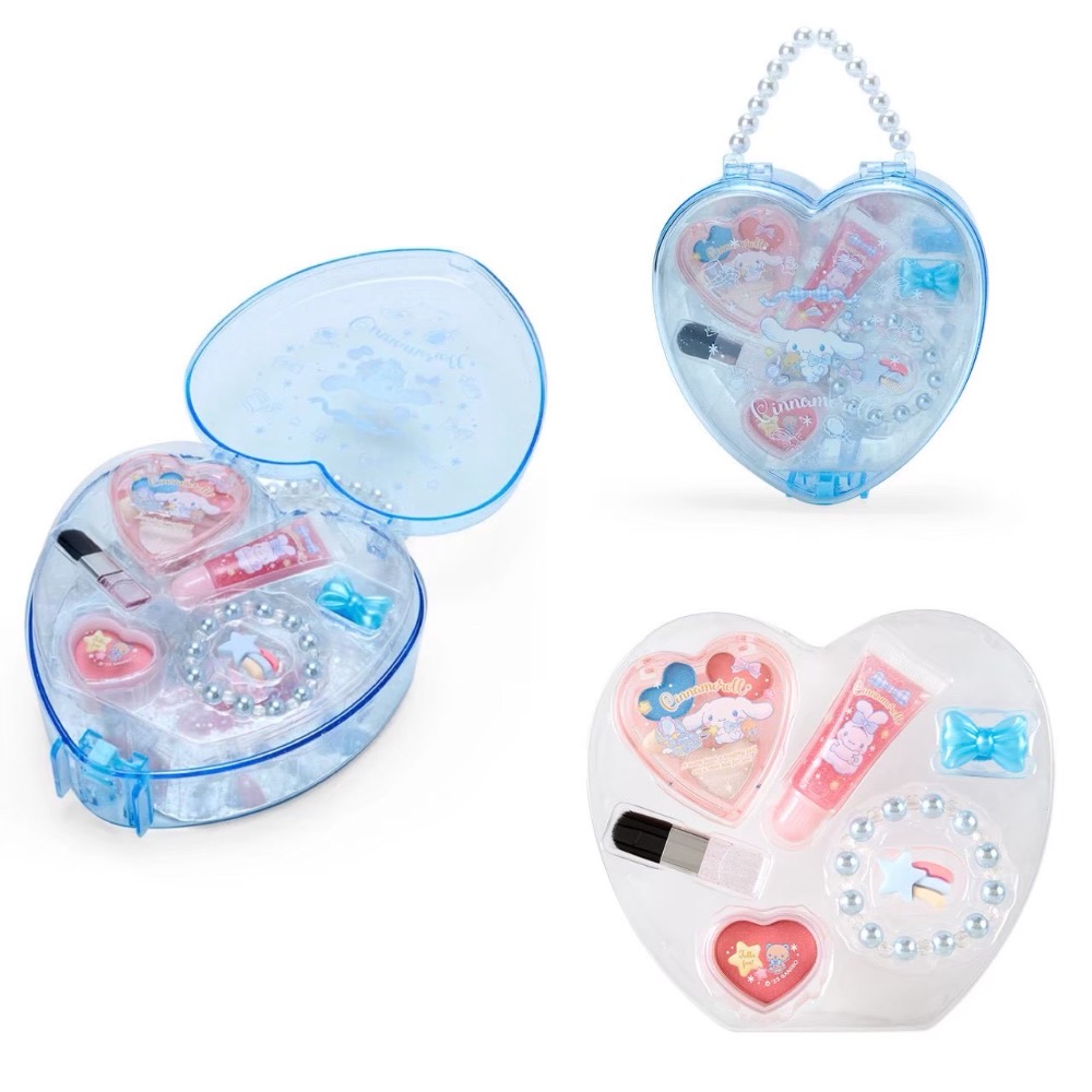 【預購】日本 三麗鷗 Sanrio【兒童節禮物首選】兒童化妝提盒-規格圖1