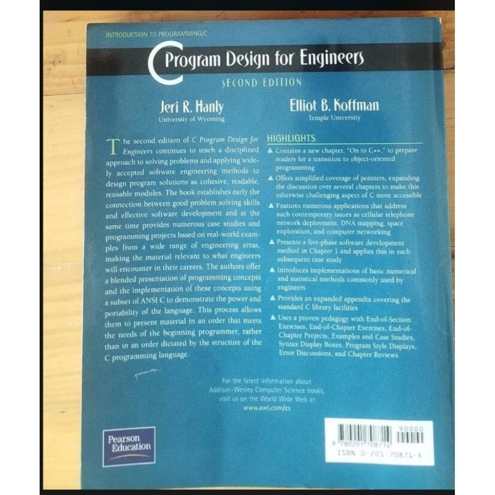 C Program Design for Engineersc －－－C程序設計 用於engineers工程師-細節圖2