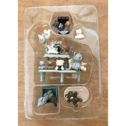 絕版 Hello Kitty的世界盒玩 復古色款 三入-細節圖3