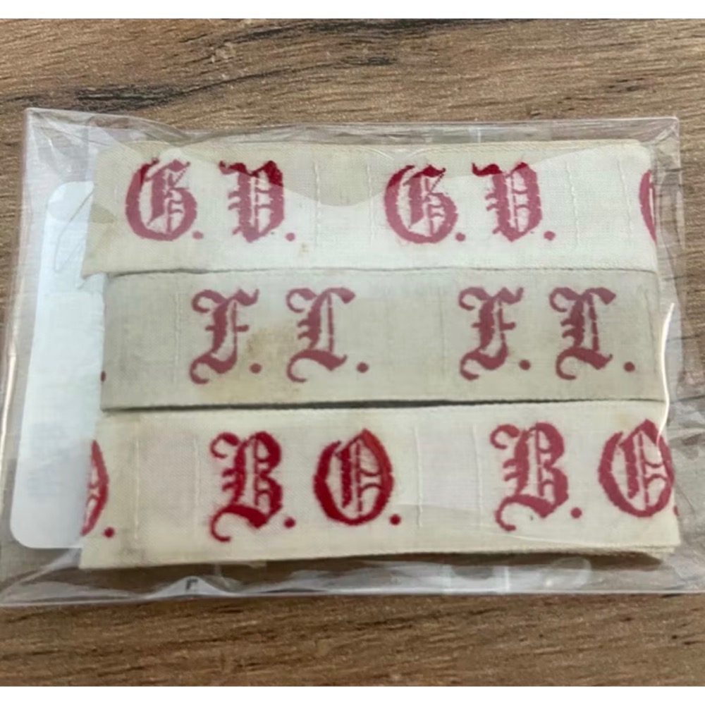 德國 哥德字體緞帶 散裝組┃歐洲古董 古董雜貨 復古雜貨 縫紉道具 縫紉雜貨 手作材料 泰迪熊配件 小布 BJD 關節偶-規格圖2
