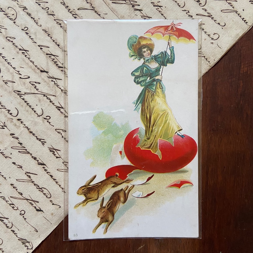美國 1902-1906s 古董剪貼卡 女孩款┃美國古董 手帳素材 手作素材 拼貼素材 古董紙品 復古紙品 拍照小物-規格圖5