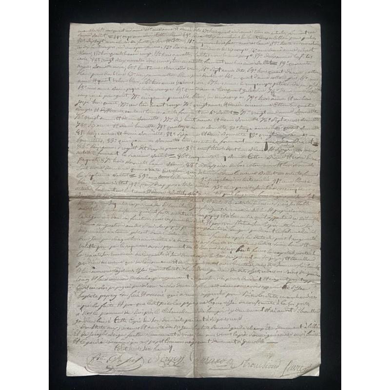 ━ 法國 1825年公證檔案I ━ 手帳素材 手作素材 拼貼素材 復古素材 古董紙品 復古紙品 歐洲古董 拍照背景 空間-細節圖5