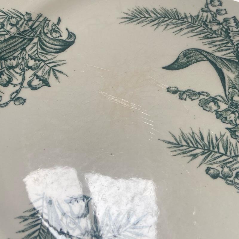 法國 鈴蘭復古餐盤 C款┃復古雜貨 古董餐盤 法國古董 歐洲古董 拍照小物 古董收藏 歐洲老件 古董老件 空間裝飾 花藝-細節圖3