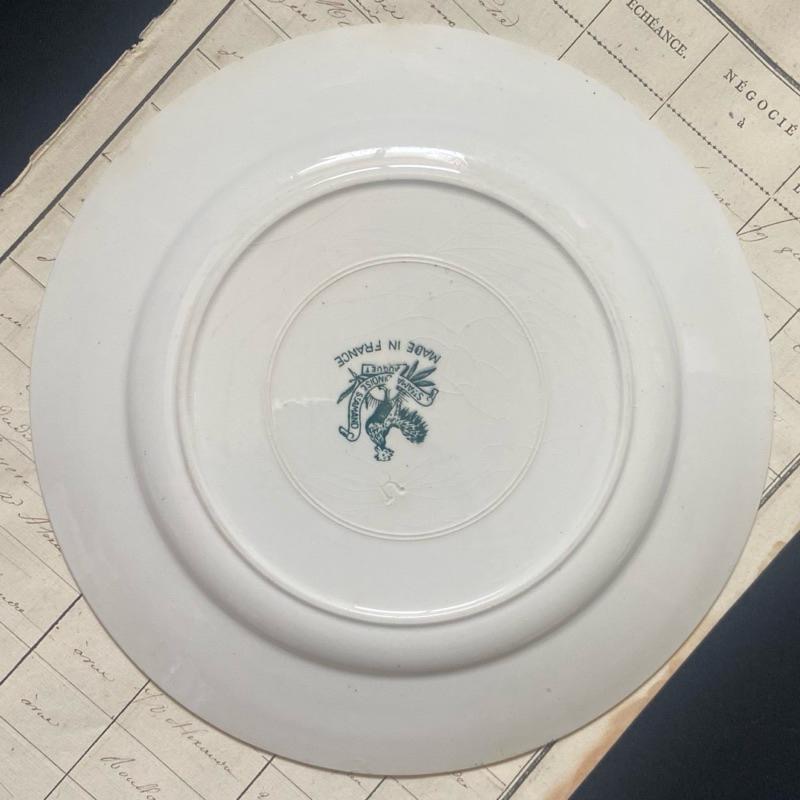 法國 鈴蘭復古餐盤 C款┃復古雜貨 古董餐盤 法國古董 歐洲古董 拍照小物 古董收藏 歐洲老件 古董老件 空間裝飾 花藝-細節圖6