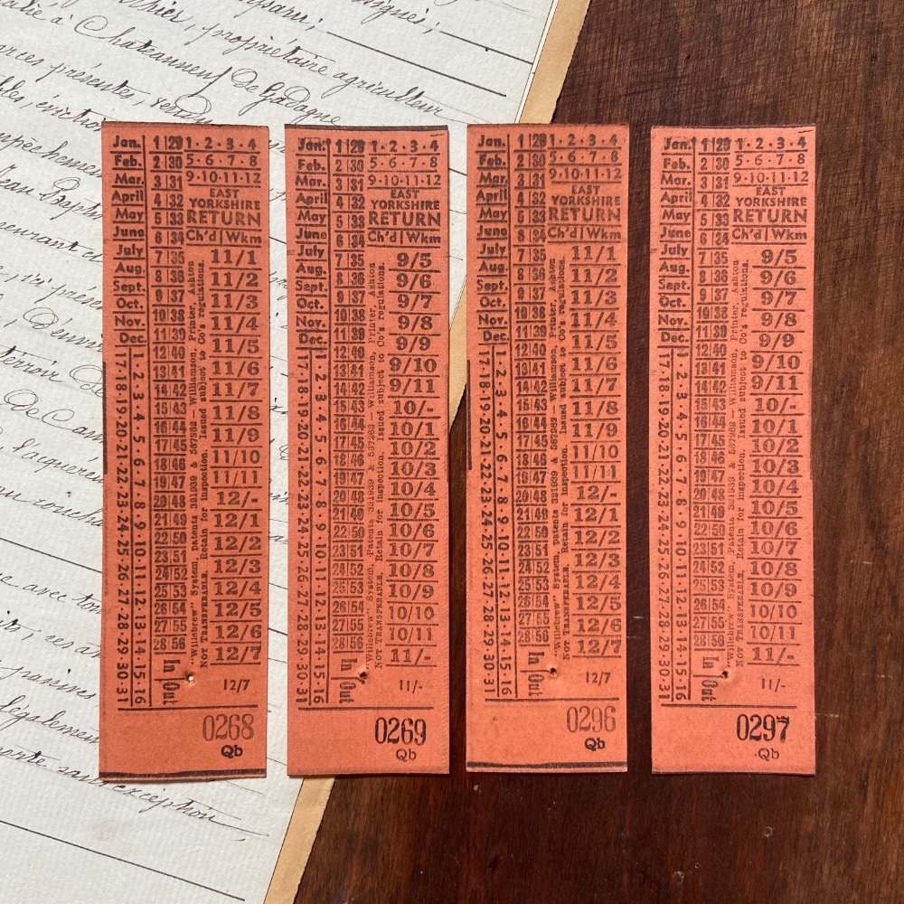 英國車票 長款票 自由選色 單張┃復古票券 復古車票 手帳素材 手作素材 拼貼素材 古董紙品 復古紙品-規格圖2