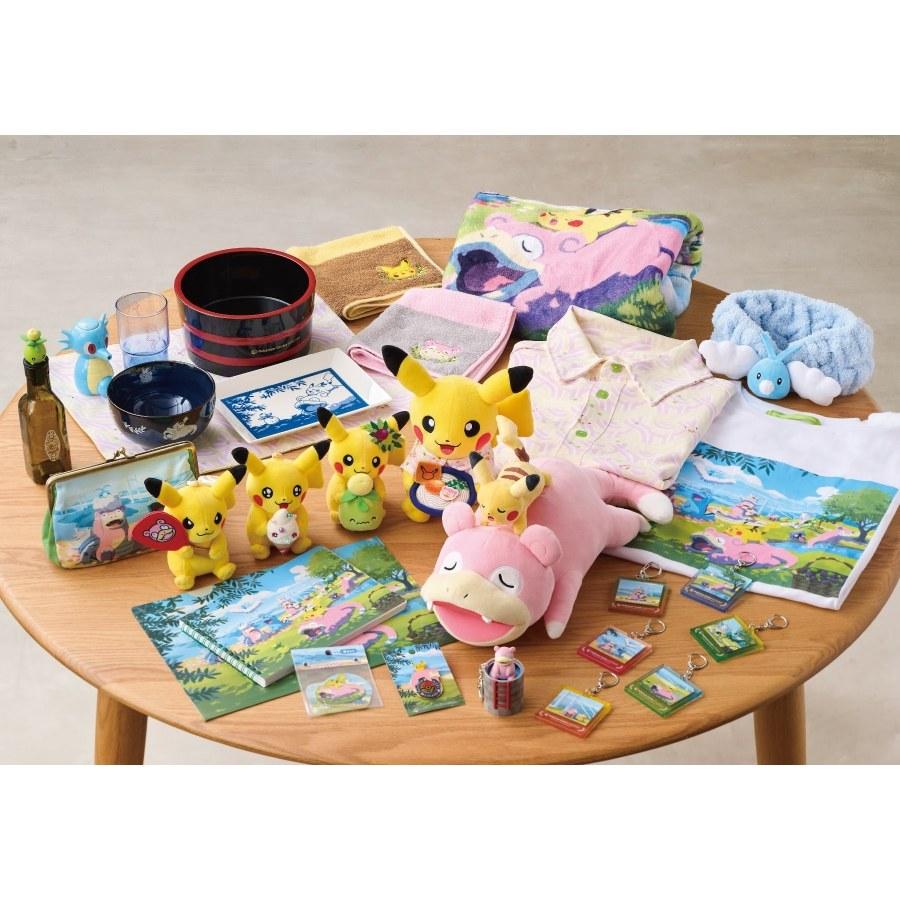 ➡️現貨⬅️ 日本寶可夢中心 香川 呆呆獸 皮卡丘 烏龍麵皮卡丘 娃娃 布偶 徽章 別針 青綿鳥 墨海馬-細節圖3