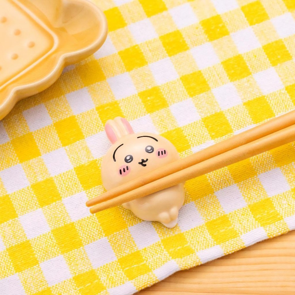 ➡️現貨⬅️ 吉伊卡哇 陶製筷子架 小八 烏薩奇 兔兔 小桃 筷子架 筷架 箸置き-細節圖5