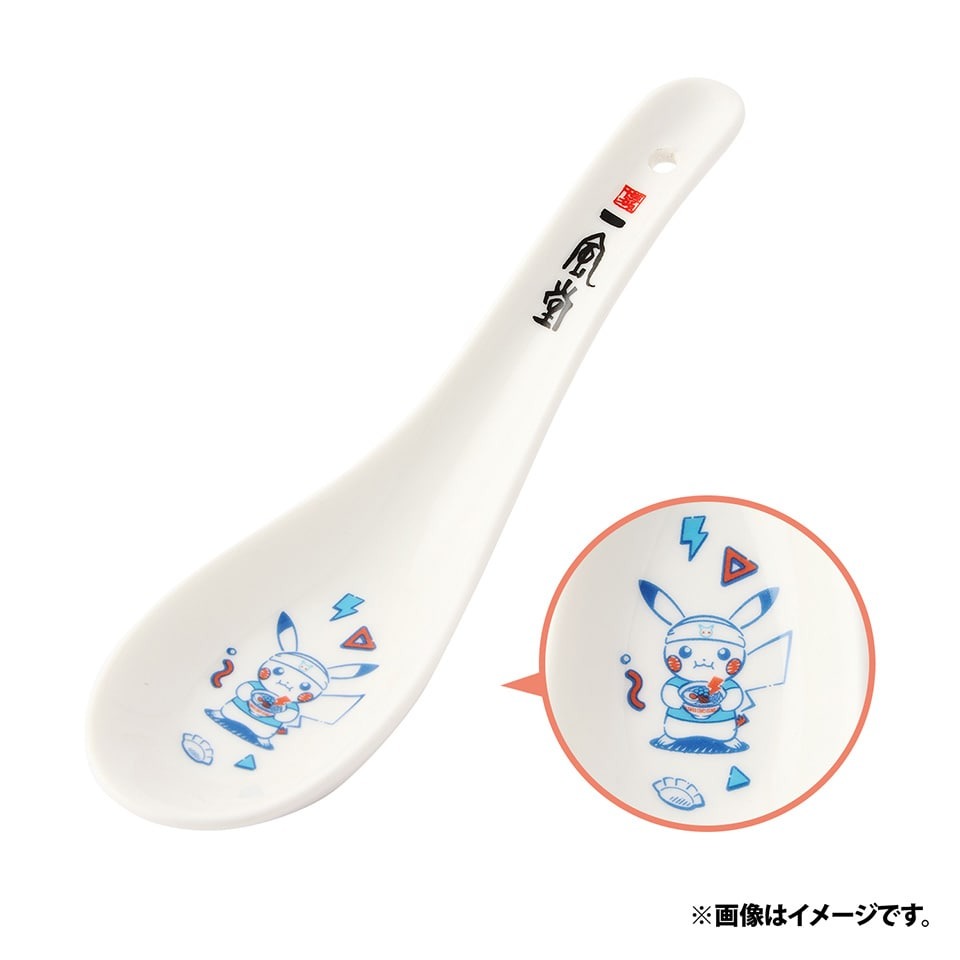 ➡️現貨⬅️ 日本寶可夢中心 一風堂 聯名 拉麵碗 福岡 拉帝歐斯 拉帝亞斯 皮卡丘 拉麵 丼飯碗 瓷器 湯匙-規格圖8