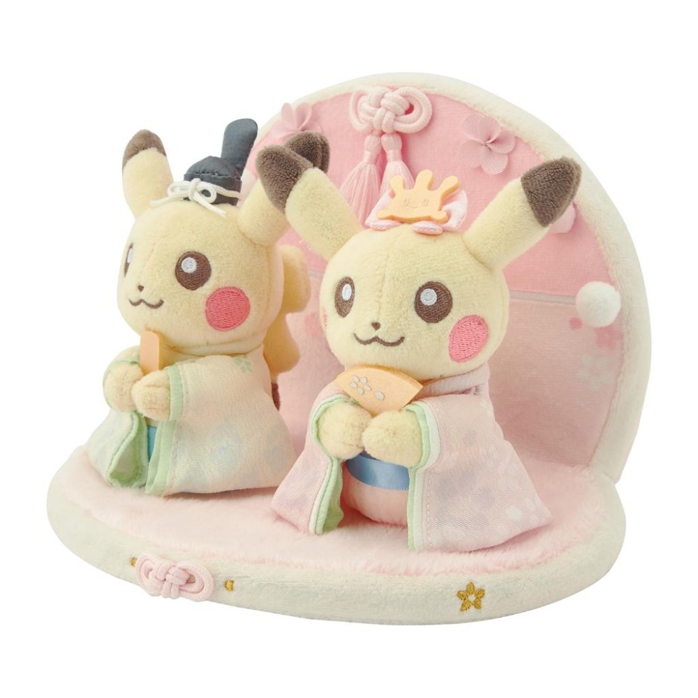 ➡️現貨⬅️ 日本寶可夢中心 女兒節皮卡丘 Pokémon 皮卡丘娃娃 布偶 皮卡丘 雛祭 ひなまつり-細節圖6