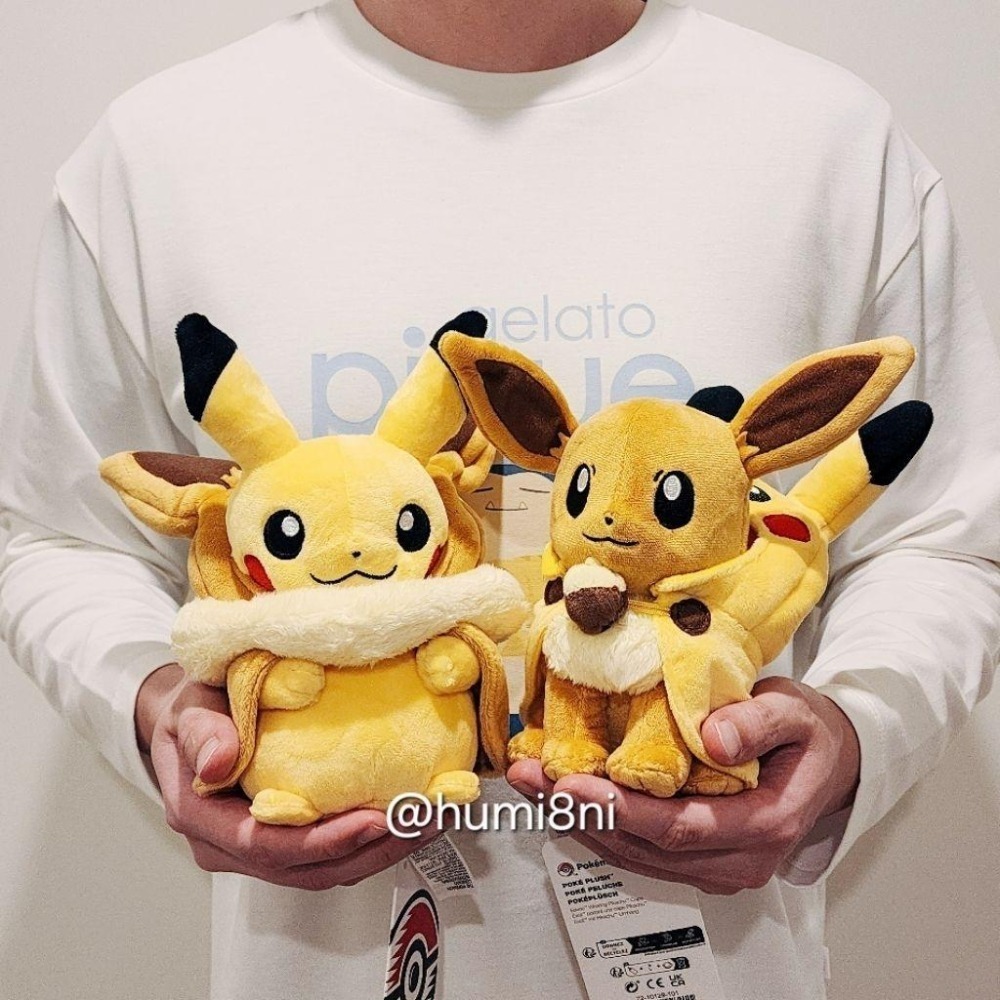 ➡️現貨⬅️ 英國寶可夢中心 變裝 皮卡丘 伊布 斗篷  Pokemon Cosplay Pikachu Eevee-細節圖2