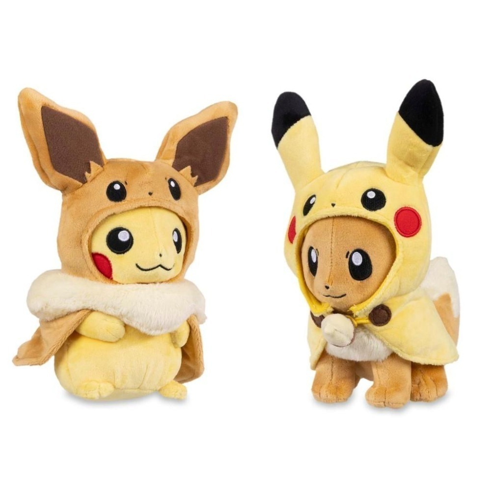 ➡️現貨⬅️ 英國寶可夢中心 變裝 皮卡丘 伊布 斗篷  Pokemon Cosplay Pikachu Eevee-細節圖7