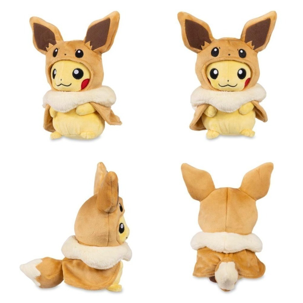 ➡️現貨⬅️ 英國寶可夢中心 變裝 皮卡丘 伊布 斗篷  Pokemon Cosplay Pikachu Eevee-細節圖8
