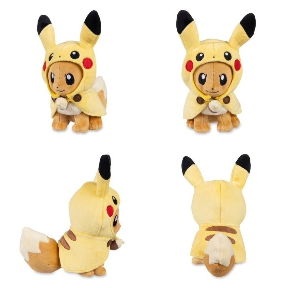 ➡️現貨⬅️ 英國寶可夢中心 變裝 皮卡丘 伊布 斗篷  Pokemon Cosplay Pikachu Eevee-細節圖9