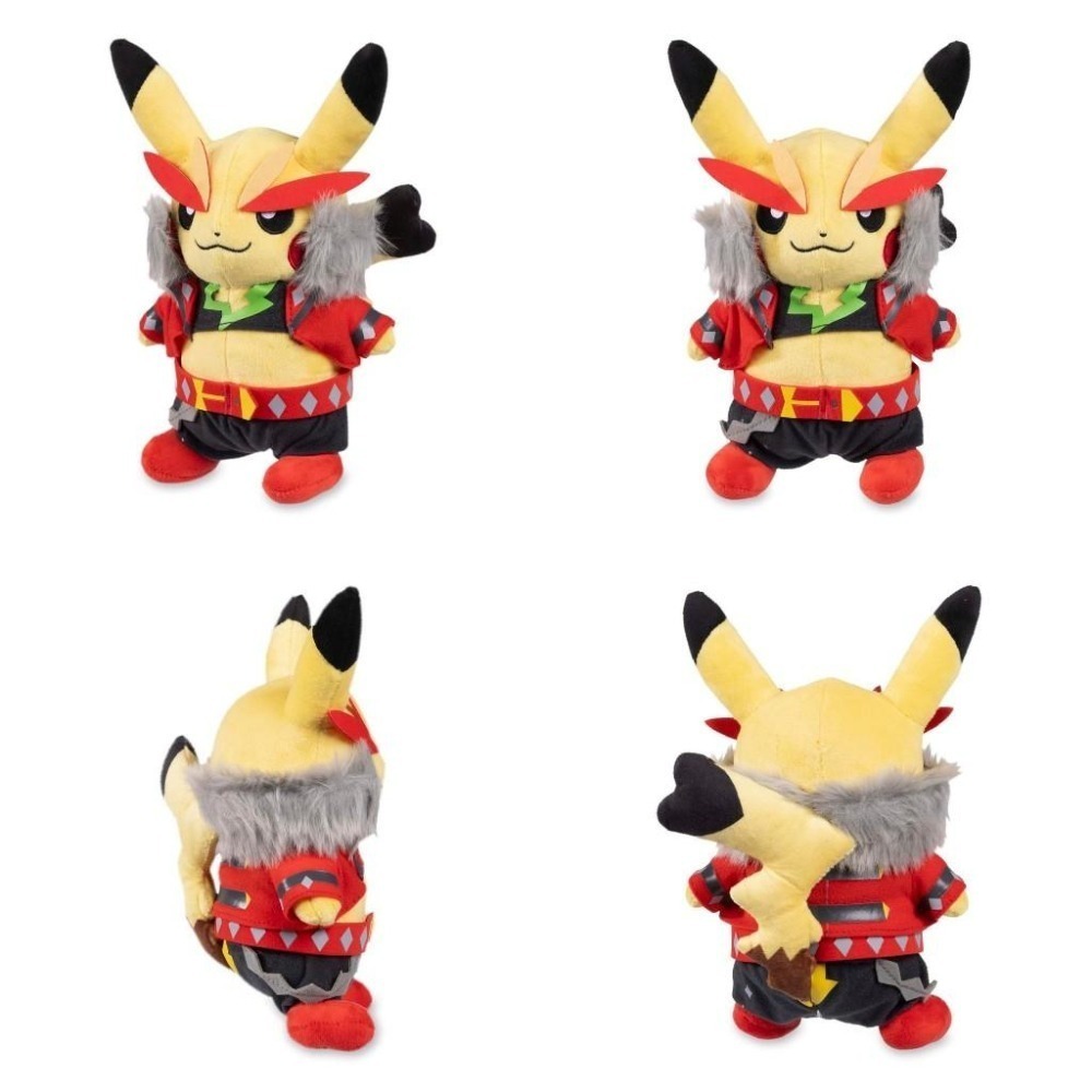 ➡️現貨⬅️ 英國寶可夢中心 變裝 皮卡丘 偶像 博士 搖滾 Pokemon Cosplay Pikachu idol-細節圖3