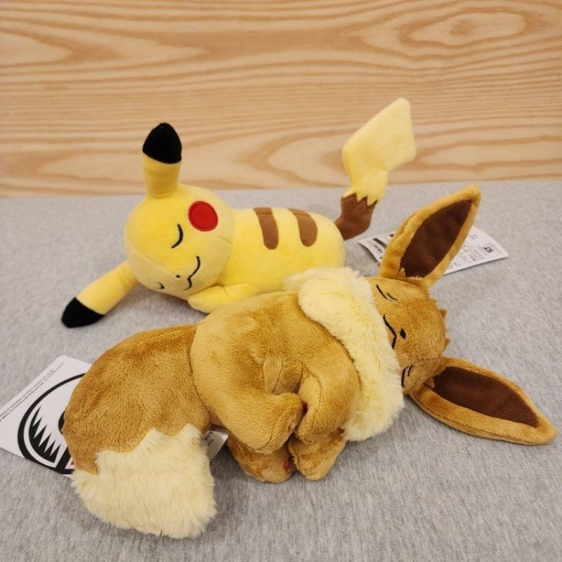 ➡️現貨⬅️ 寶可夢中心限定 伊布 睡覺 Pokemon Sleep 伊布 窩起來睡 eevee-細節圖3