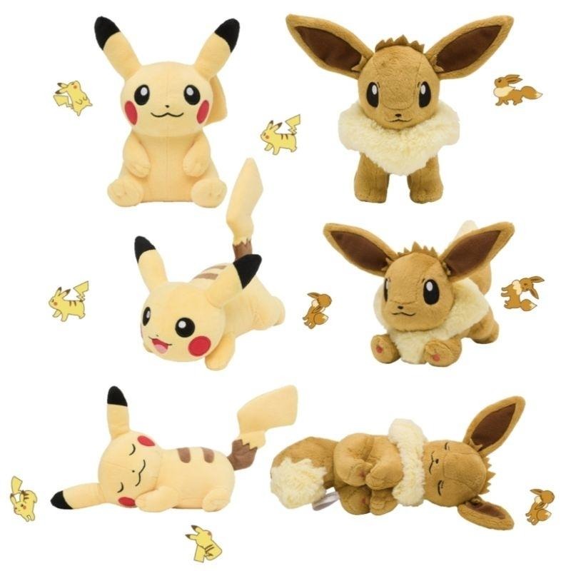 ➡️現貨⬅️ 寶可夢中心限定 伊布 睡覺 Pokemon Sleep 伊布 窩起來睡 eevee-細節圖4