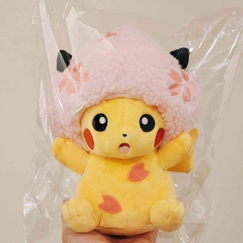 ➡️現貨⬅️ 櫻花皮卡丘 忍者皮卡丘 日本 寶可夢中心 東京 DX 限定 櫻花 爆炸頭 忍者-細節圖4