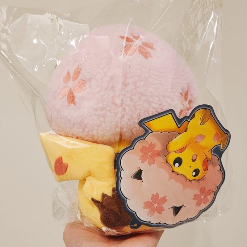 ➡️現貨⬅️ 櫻花皮卡丘 忍者皮卡丘 日本 寶可夢中心 東京 DX 限定 櫻花 爆炸頭 忍者-細節圖5