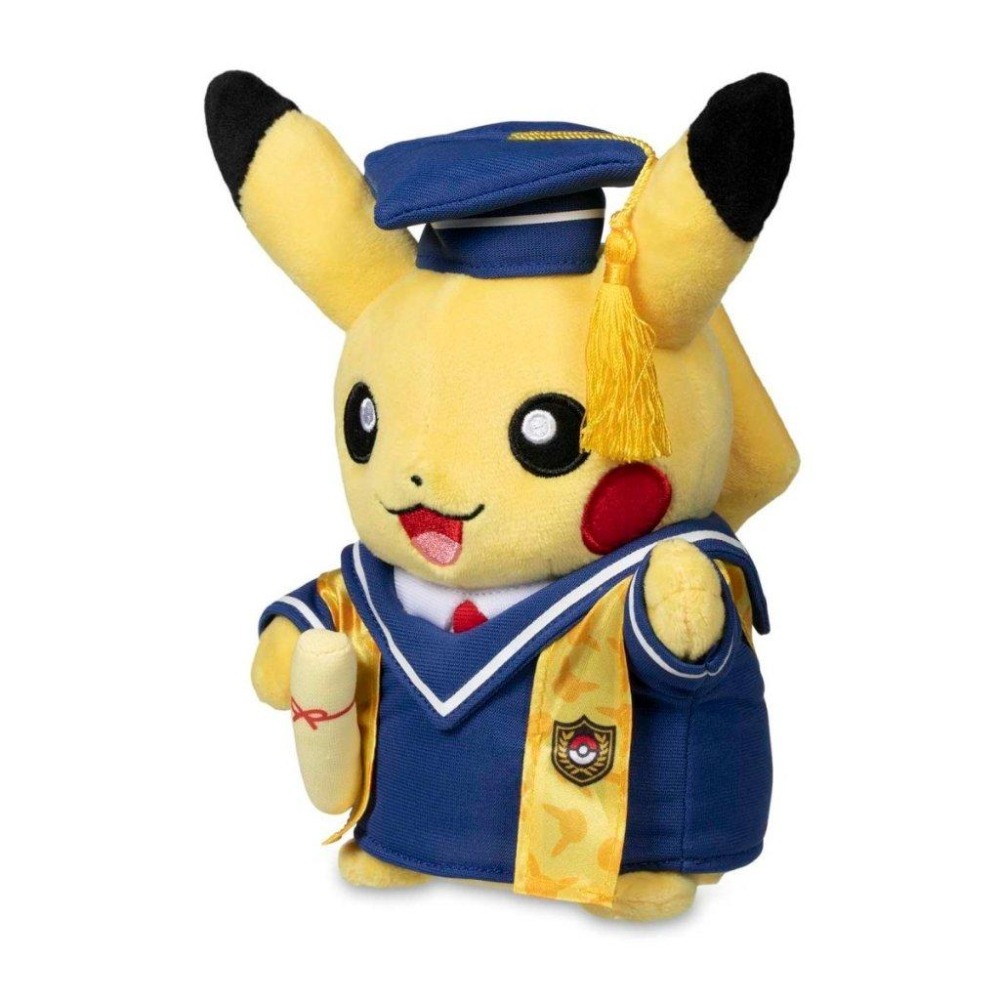 ➡️現貨⬅️ 美國寶可夢中心 畢業 學士 皮卡丘 Pokemon Graduate Pikachu 畢業禮物 畢業皮-細節圖6
