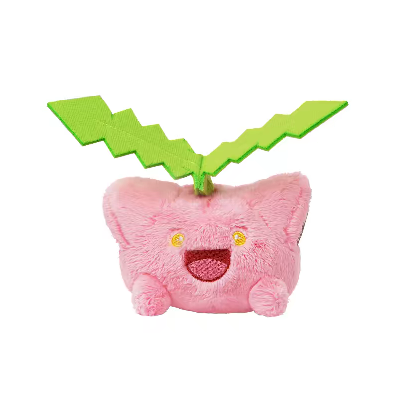 ➡️現貨⬅️ 寶可夢中心 寶可動 菊草葉 毽子草 泳圈鼬 拉繩娃娃 Pokémon 玩偶-規格圖3