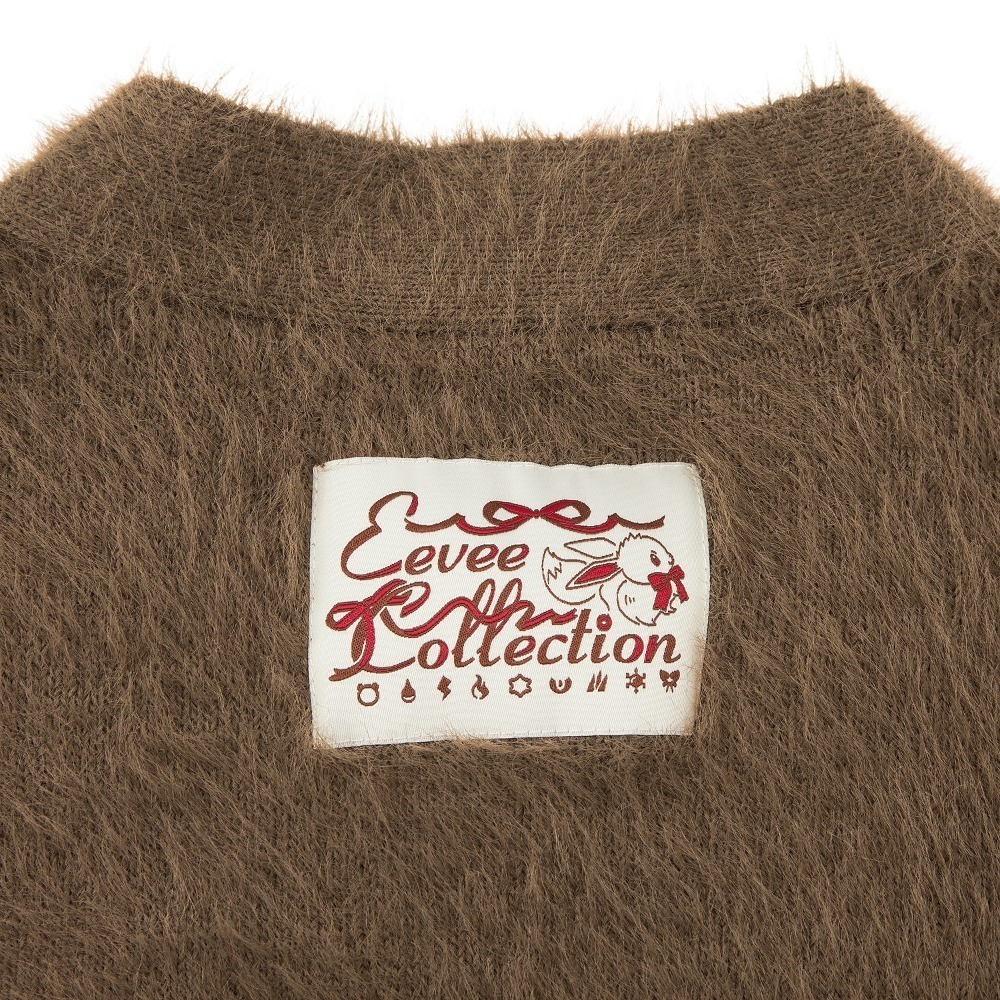 ➡️現貨⬅️日本寶可夢中心 伊布蒐藏 針織毛衣 Eevee Collection Pokemon 針織 開襟毛衣 伊布-細節圖6