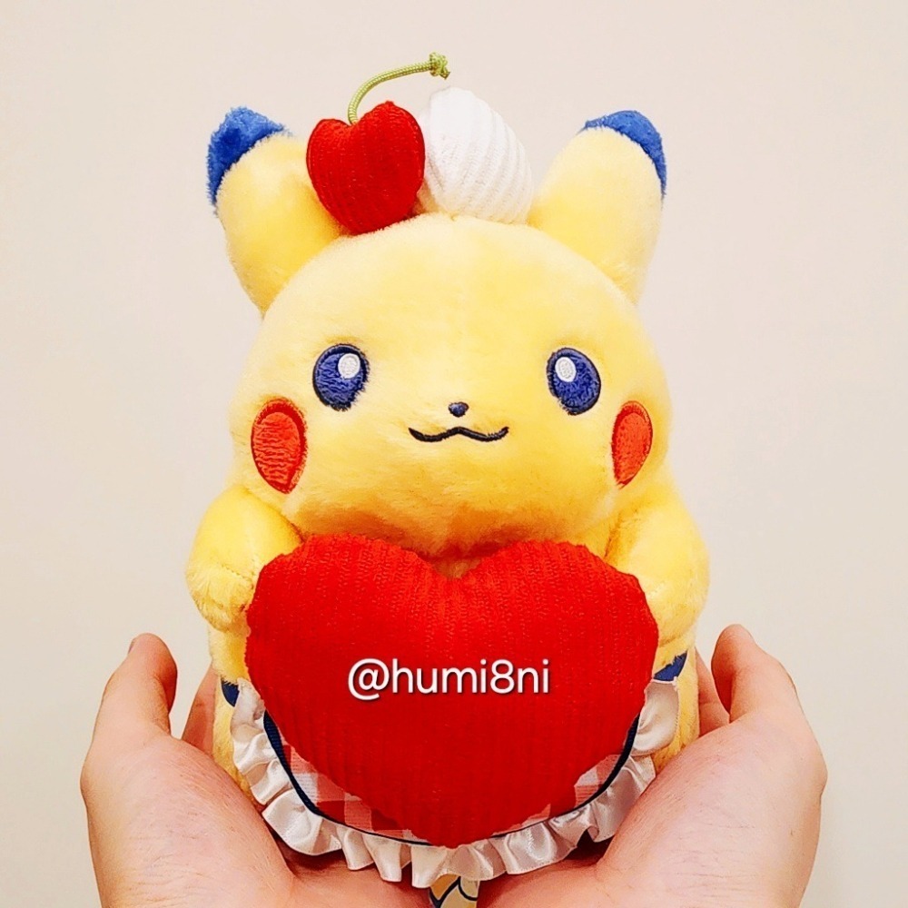 ➡️現貨⬅️ 日本寶可夢中心 PIKACHU DINER 漢堡 皮卡丘 愛心 娃娃 布偶 吊飾 漢堡皮-細節圖4