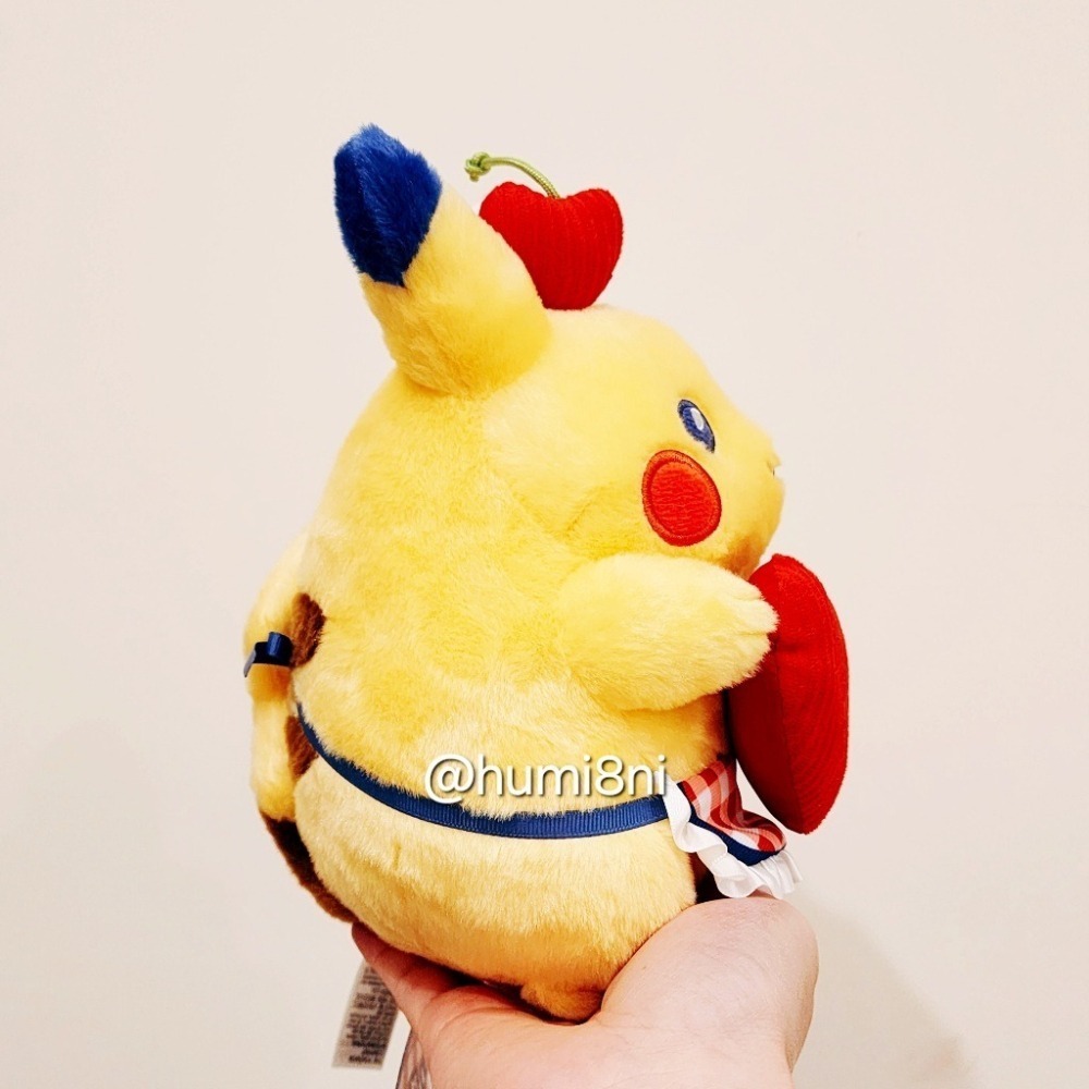 ➡️現貨⬅️ 日本寶可夢中心 PIKACHU DINER 漢堡 皮卡丘 愛心 娃娃 布偶 吊飾 漢堡皮-細節圖6