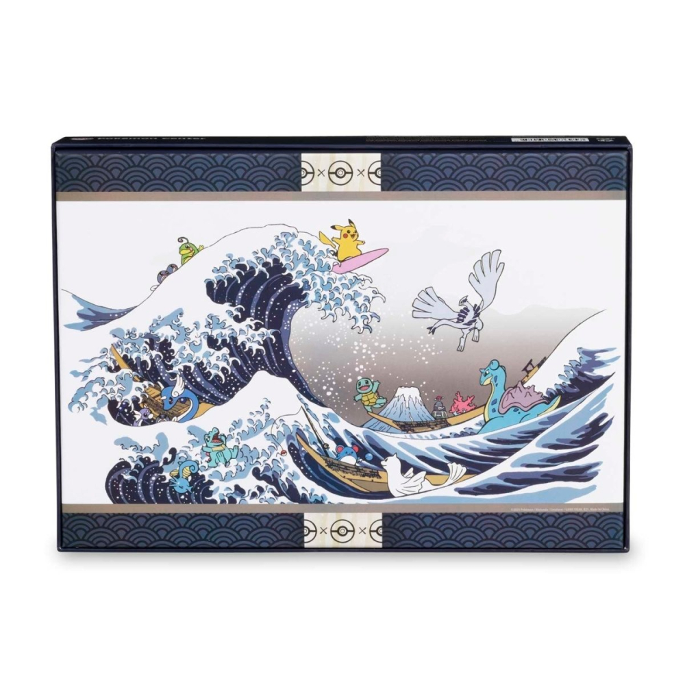 ➡️現貨⬅️ 美國寶可夢中心 浮世繪 拼圖 神奈川沖浪裏 巨浪 寶可夢 Great Wave Puzzle-細節圖3