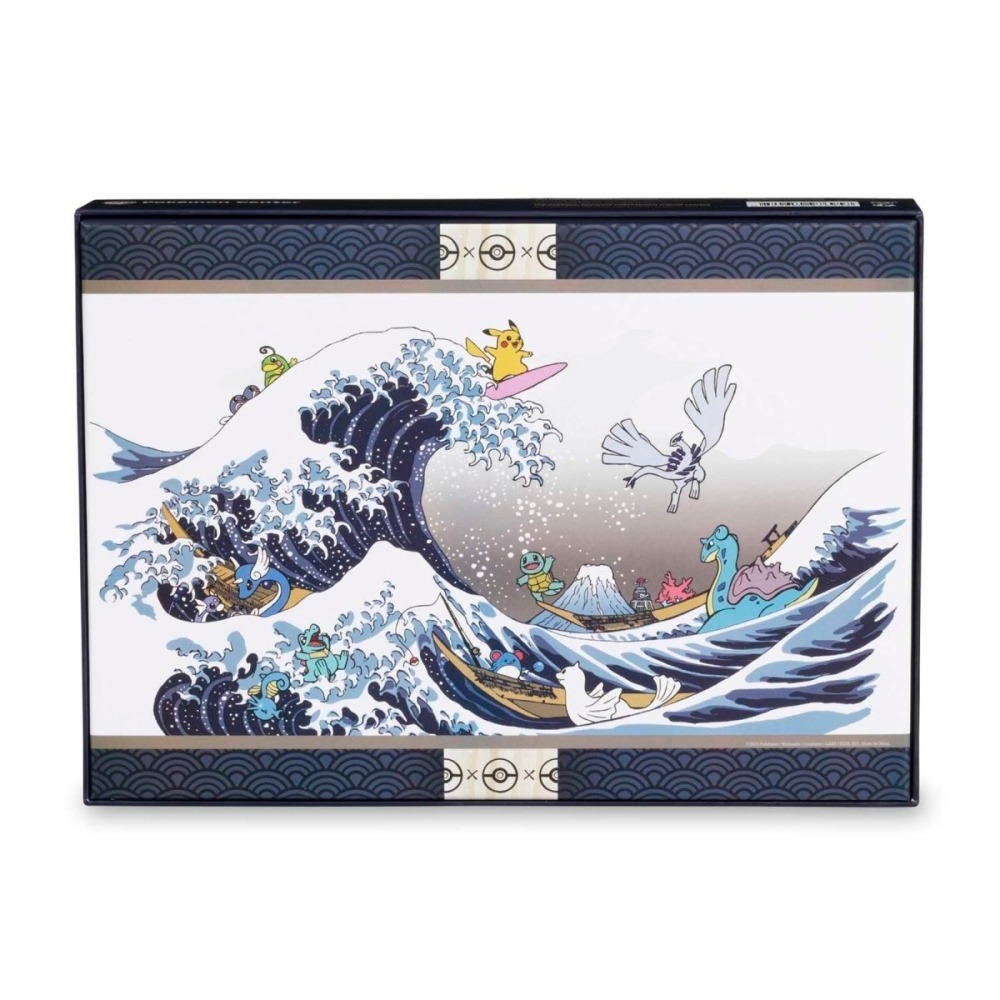 ➡️現貨⬅️ 美國寶可夢中心 浮世繪 拼圖 神奈川沖浪裏 巨浪 寶可夢 Great Wave Puzzle-細節圖3