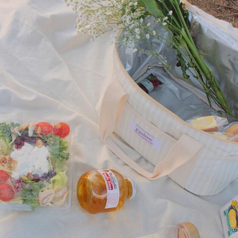 P.Palette 溫柔保溫袋/保冷袋/韓國代購/野餐袋/露營袋-細節圖3