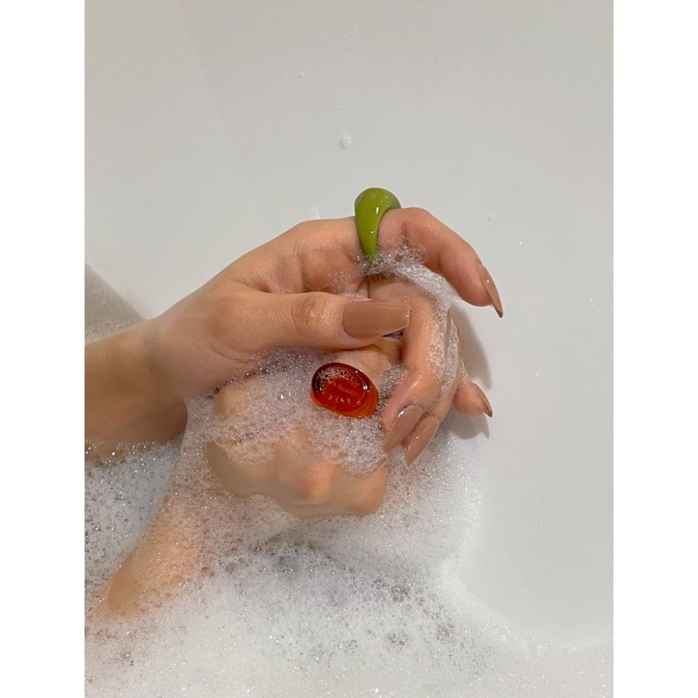 ylyl 肥皂戒指 韓國代購 y2k 宮廷戒指 壓克力 ive lesserafim twice-細節圖2