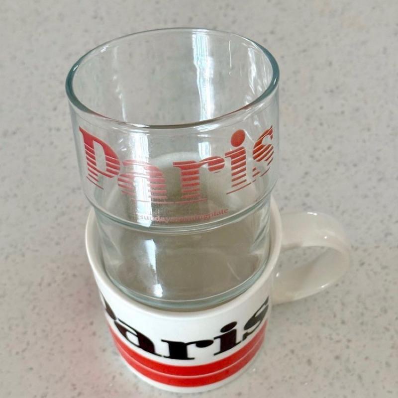 預購🉐️Sundaymorning plate新款 韓國代購 玻璃杯 馬克杯/城市杯/巴黎/首爾-細節圖5