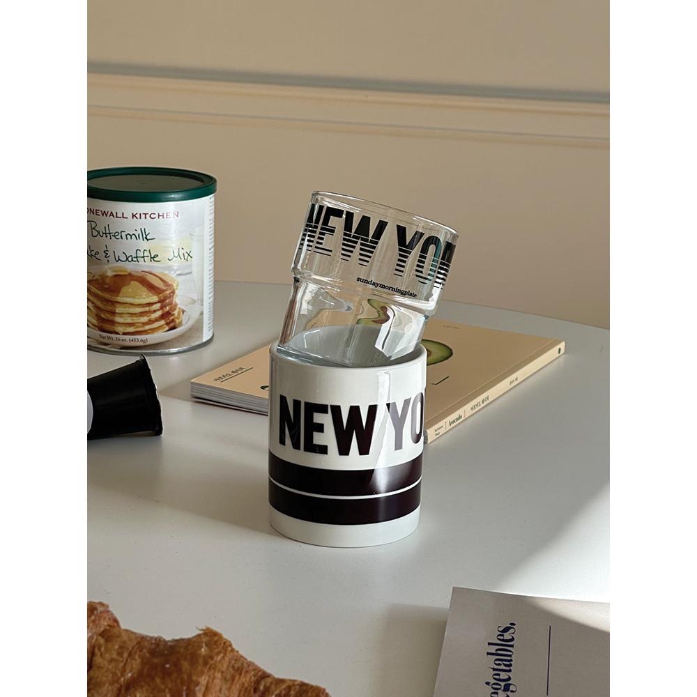 預購🉐️Sundaymorning plate新款 韓國代購 玻璃杯 馬克杯/城市杯/巴黎/首爾-細節圖7