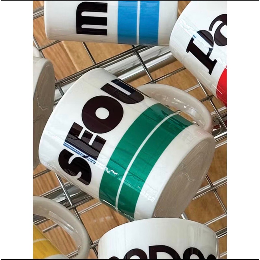 預購🉐️Sundaymorning plate新款 韓國代購 玻璃杯 馬克杯/城市杯/巴黎/首爾-規格圖9