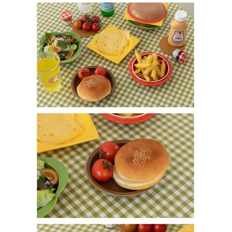 DailyLike 韓國代購 韓國餐盤 🍔盤子 露營⛺️ 野餐🧺 一組 餐具-細節圖3