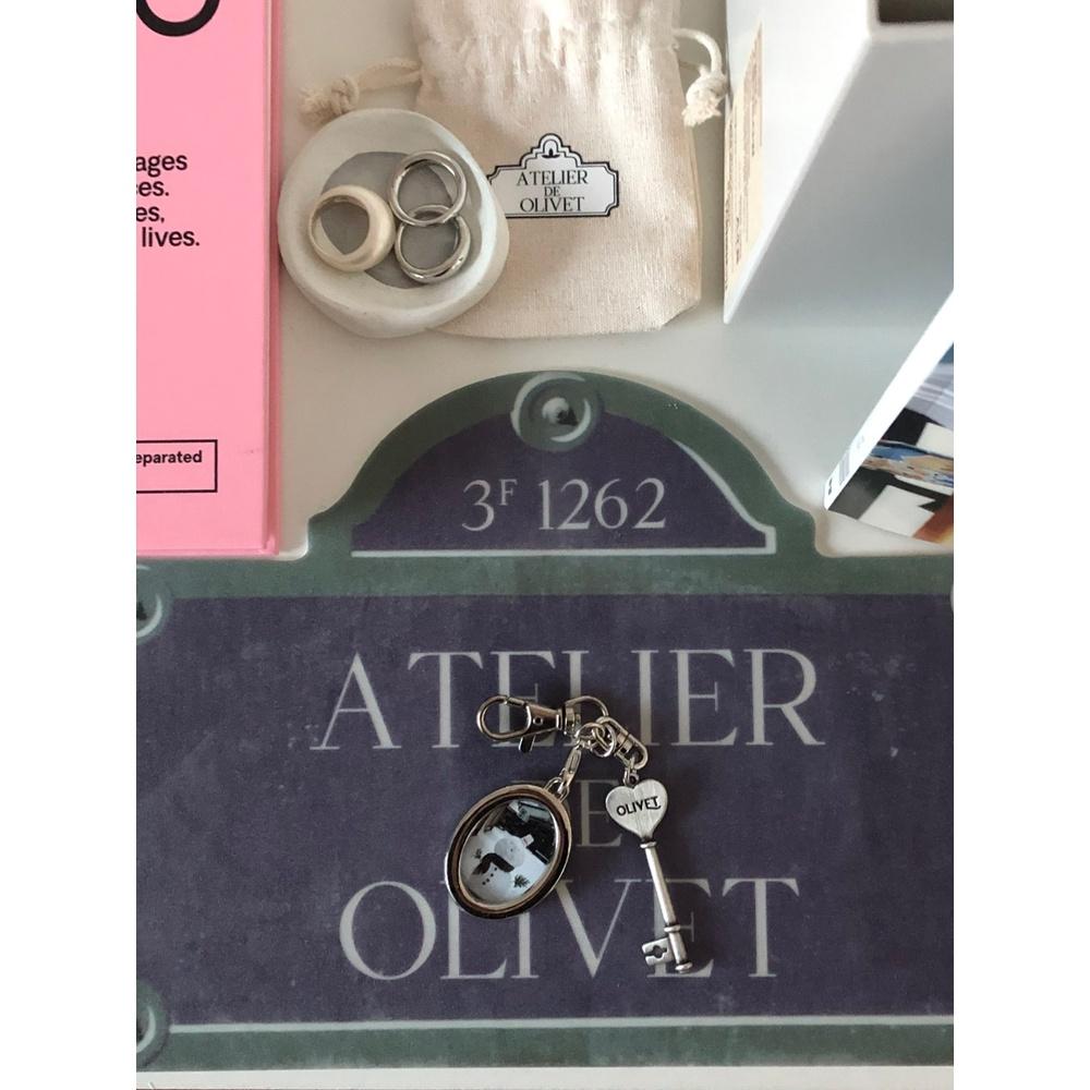 OLIVET 品牌復古鑰匙圈 韓國代購 法式-細節圖8