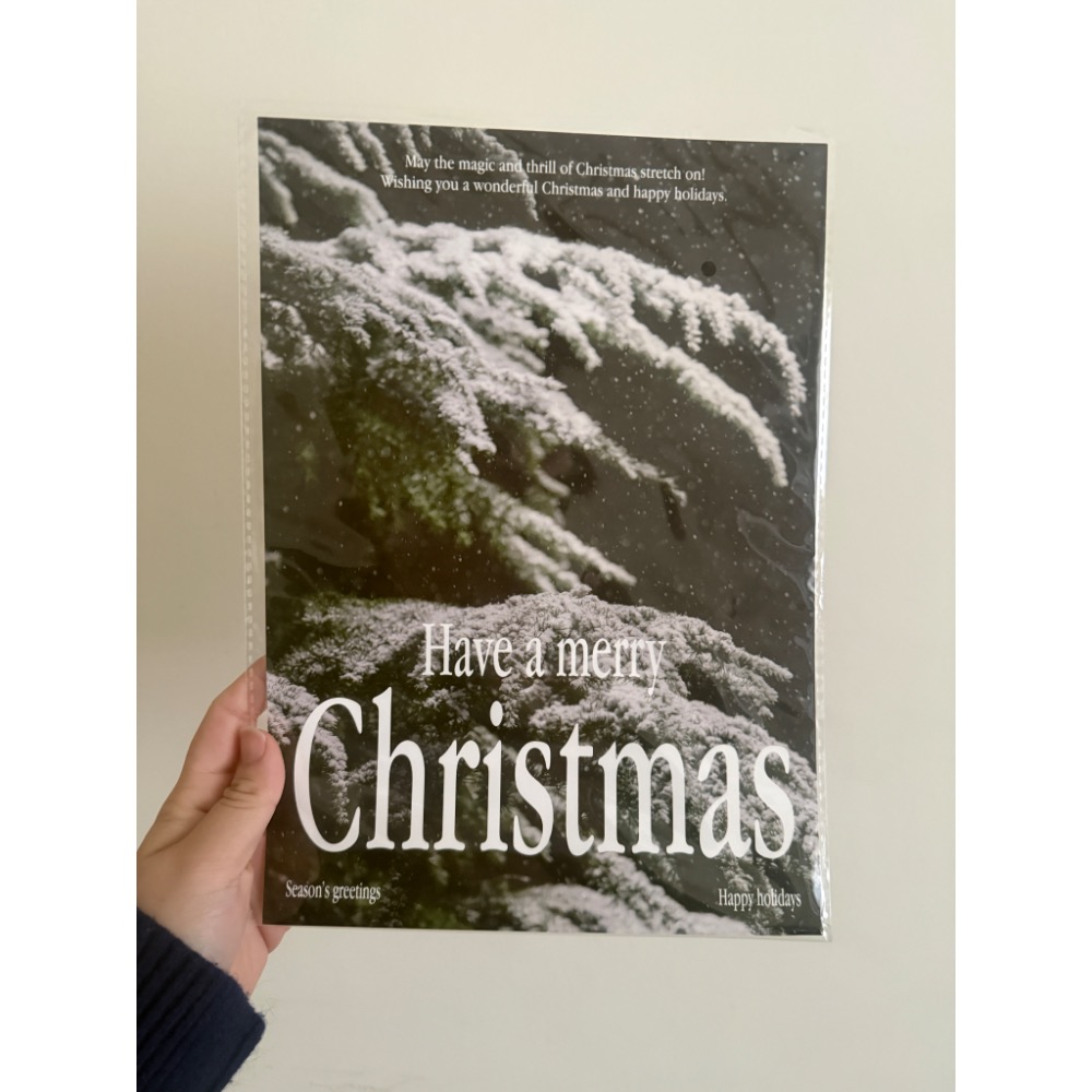 聖誕氛圍海報 韓國代購-規格圖11