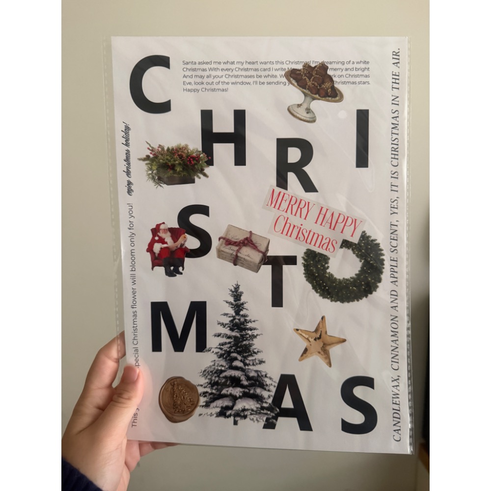聖誕氛圍海報 韓國代購-規格圖11