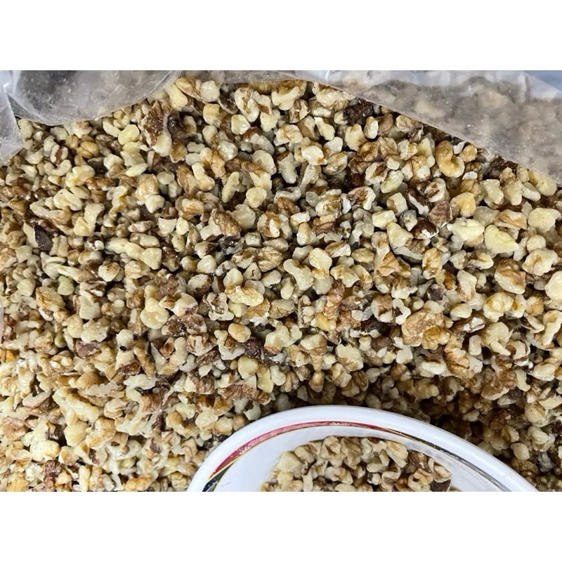 碎核桃 生1/16核桃   600公克 烘焙業使用核桃 哪裡買碎核桃 適合鳥類鸚鵡飼料-細節圖3