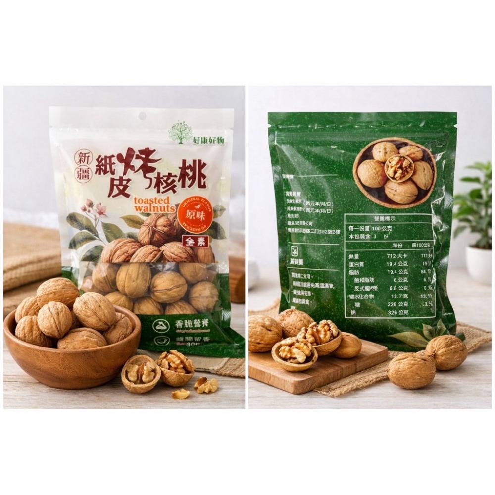 帶殼紙皮核桃 一包300克 有輸入許可檢驗報告 哪裡買帶殼核桃 板橋買帶殼核桃-規格圖5