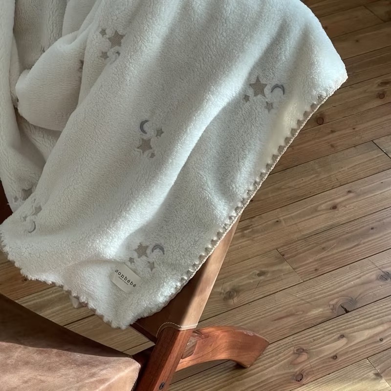 ║．現貨．║ ★ᵕ̈正韓ᵕ̈ 🇰🇷sonbebe刺繡珊瑚絨毯-規格圖10