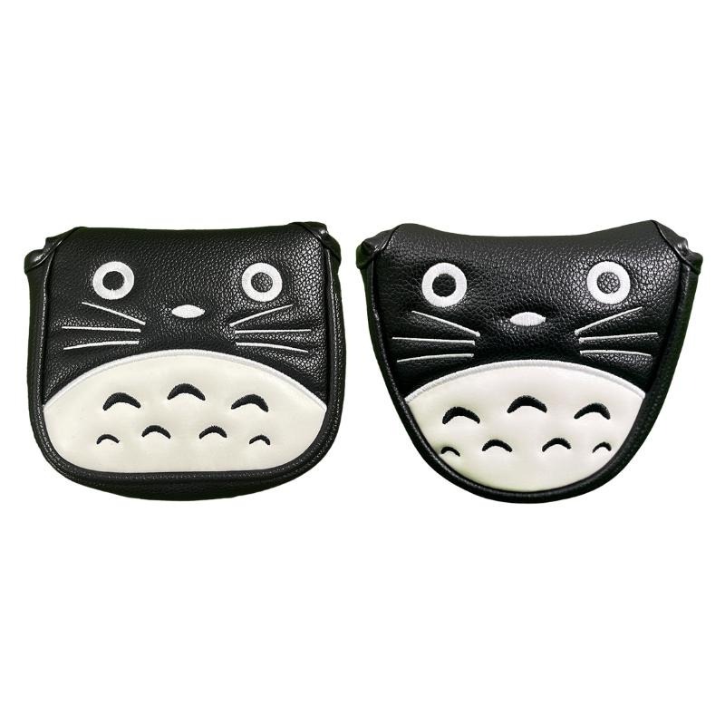 【鉑蒂高爾夫】🔥 黑貓推桿套 ｜高爾夫 球桿保護套 磁鐵閉合 PU 可愛 卡通 半圓 方形 推桿套 高爾夫用品 龍貓-細節圖8