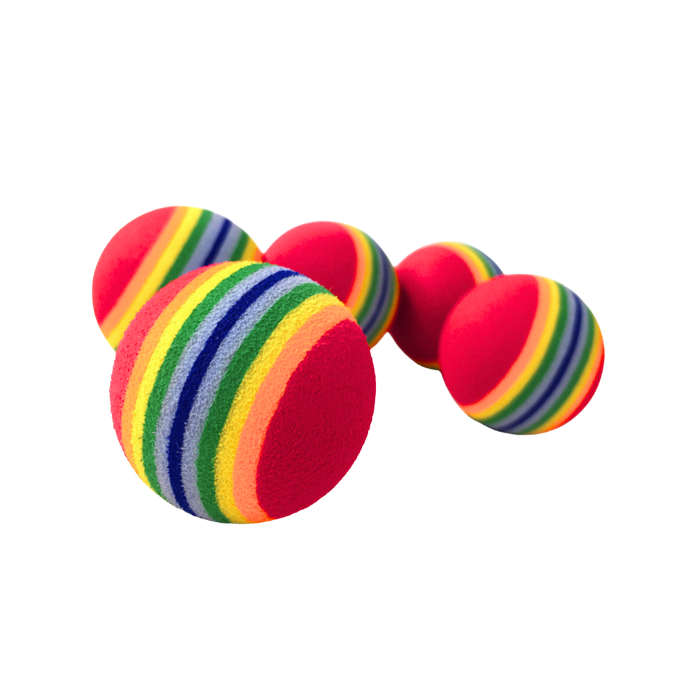 【鉑蒂高爾夫】🔥 EVA海綿球【5入組】｜ 高爾夫 海綿球 練習球 EVA球 羽毛球 寵物球 玩具球 防水 防潮 兒童-細節圖9