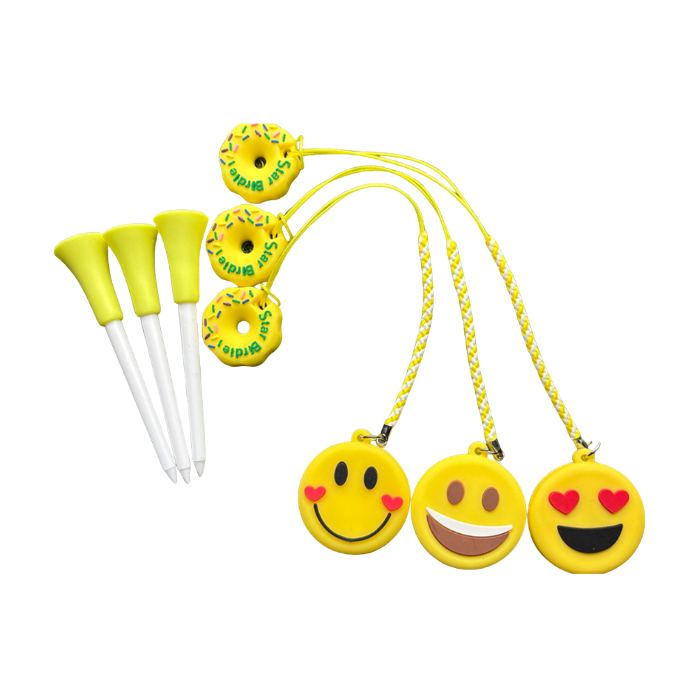 【鉑蒂高爾夫】🔥 高爾夫球釘TEE｜ 高爾夫 球TEE 耐用不易斷 卡通 笑臉 穩定擊球 球隊禮 日韓熱銷 下場必備-細節圖7